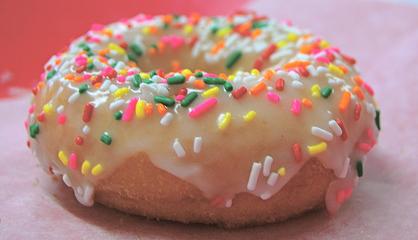 Tim Hortons Halloween Sprinkle Donut