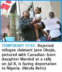 Deportation of Nigerian woman temporarily deferred