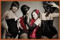Burlesque features good girls getting naughty