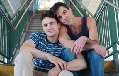 James Franco and Zachary Quinto as gay lovers in ‘Michael’