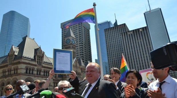 Rob Ford casts sole vote against LGBT youth homelessness report