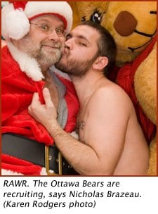 Embracing Mr Ottawa Bear