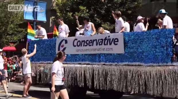 Did Conservatives sign Vancouver Pride trans pledge?