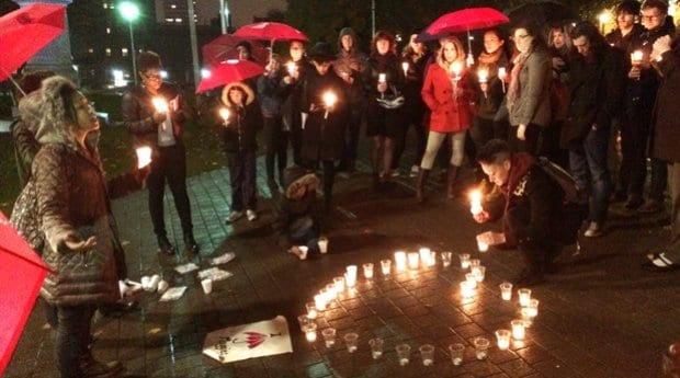Sex workers hold vigil for ‘passing’ of Bill C-36