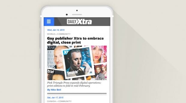 Daily Xtra gets a makeover, with mobile site to come