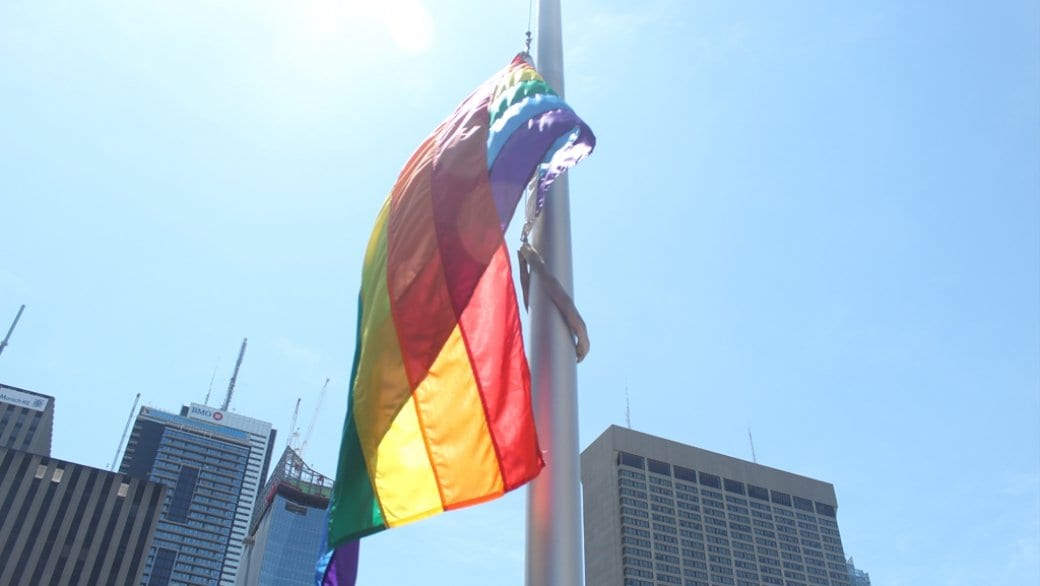 Flags continue rising for Pride Toronto
