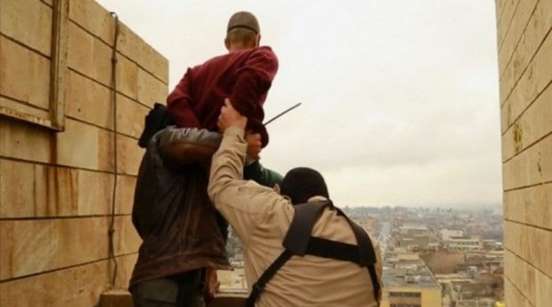 ISIS throws two men off building tower in Iraq