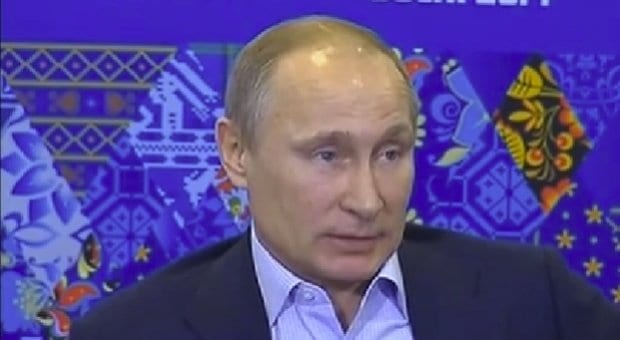 Gays welcome at Sochi, Putin says, but ‘leave children in peace’