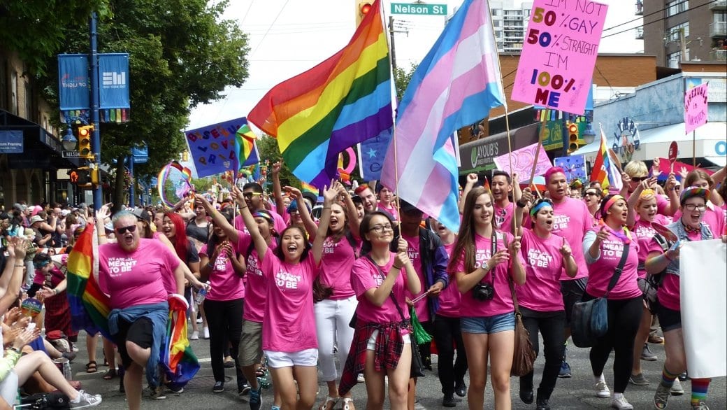 Support for Black Lives Matter sprinkled through Vancouver Pride parade