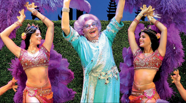 The final bow with Dame Edna