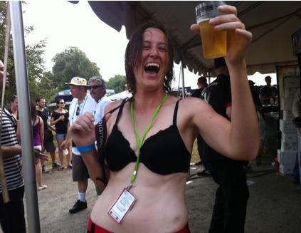 No rocking out with your tits out at the beer fest