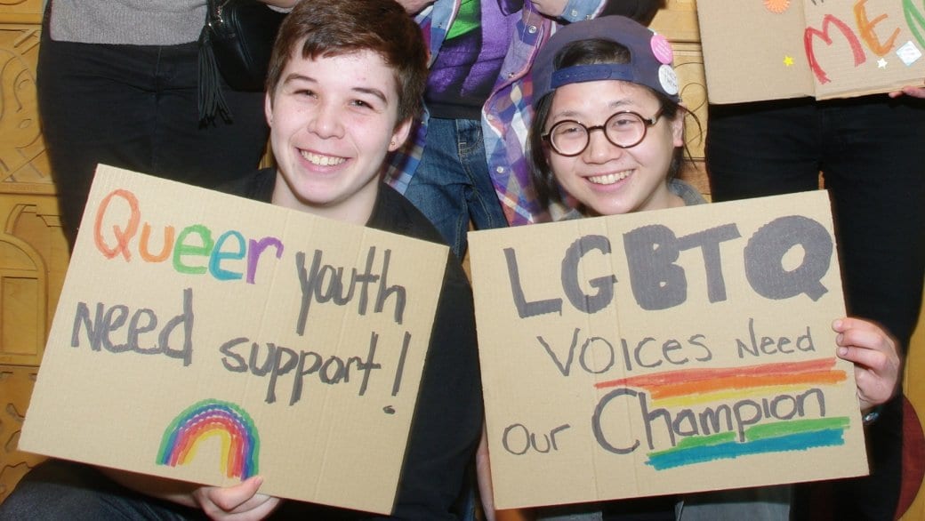 Students protest plan to cut LGBT mentor in Vancouver schools