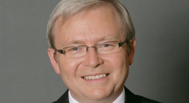 Australian PM Kevin Rudd comes out in support of gay marriage
