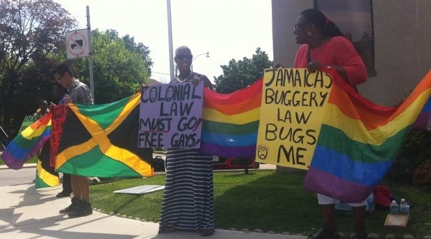 Caribbean LGBT activists protest Jamaican anti-sodomy law