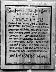 Looking back at Stonewall