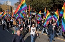 Over 2,000 march on Davie after attack on gay man