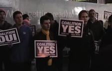 Vancouver rallies for coalition government