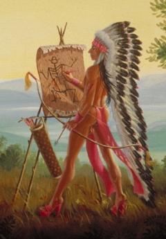 Meet Kent Monkman’s flamboyant, two-spirited alter-ego: Miss Chief Eagle Testickle