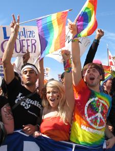 Gay rights activists rally in Washington