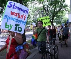 Edmonton activists protest corporate Pride