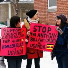 Seven attend Ottawa protest against Uganda’s anti-gay bill