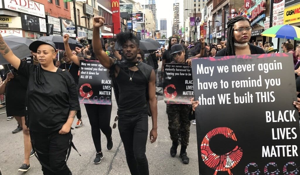 Black Lives Matter makes symbolic return to Toronto Pride