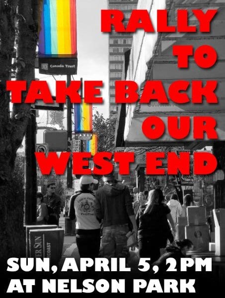 Vancouver rallies against gaybashings