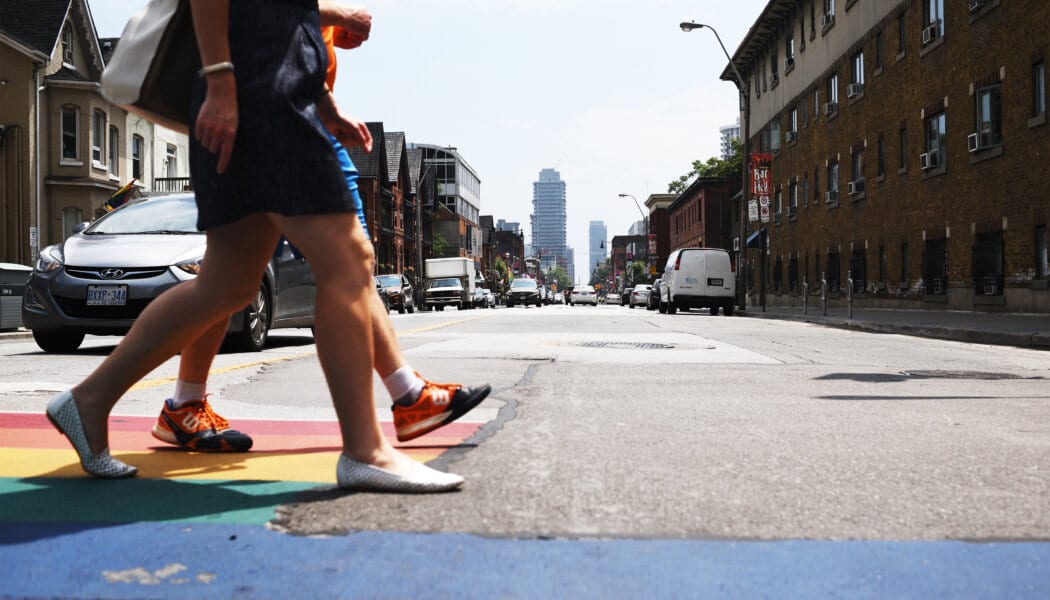 Toronto’s rainbow crosswalks won’t be fixed for another year