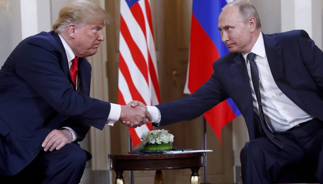 The Putin-Trump bromance images are not homophobic