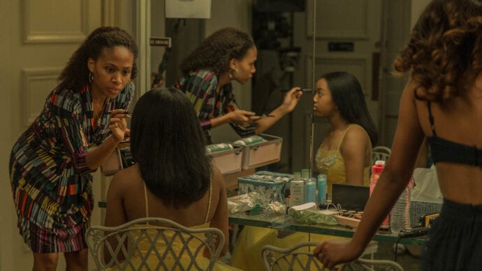 A still from the movie Miss Juneteenth starring Nicole Beharie and Alexis Chikaeze.