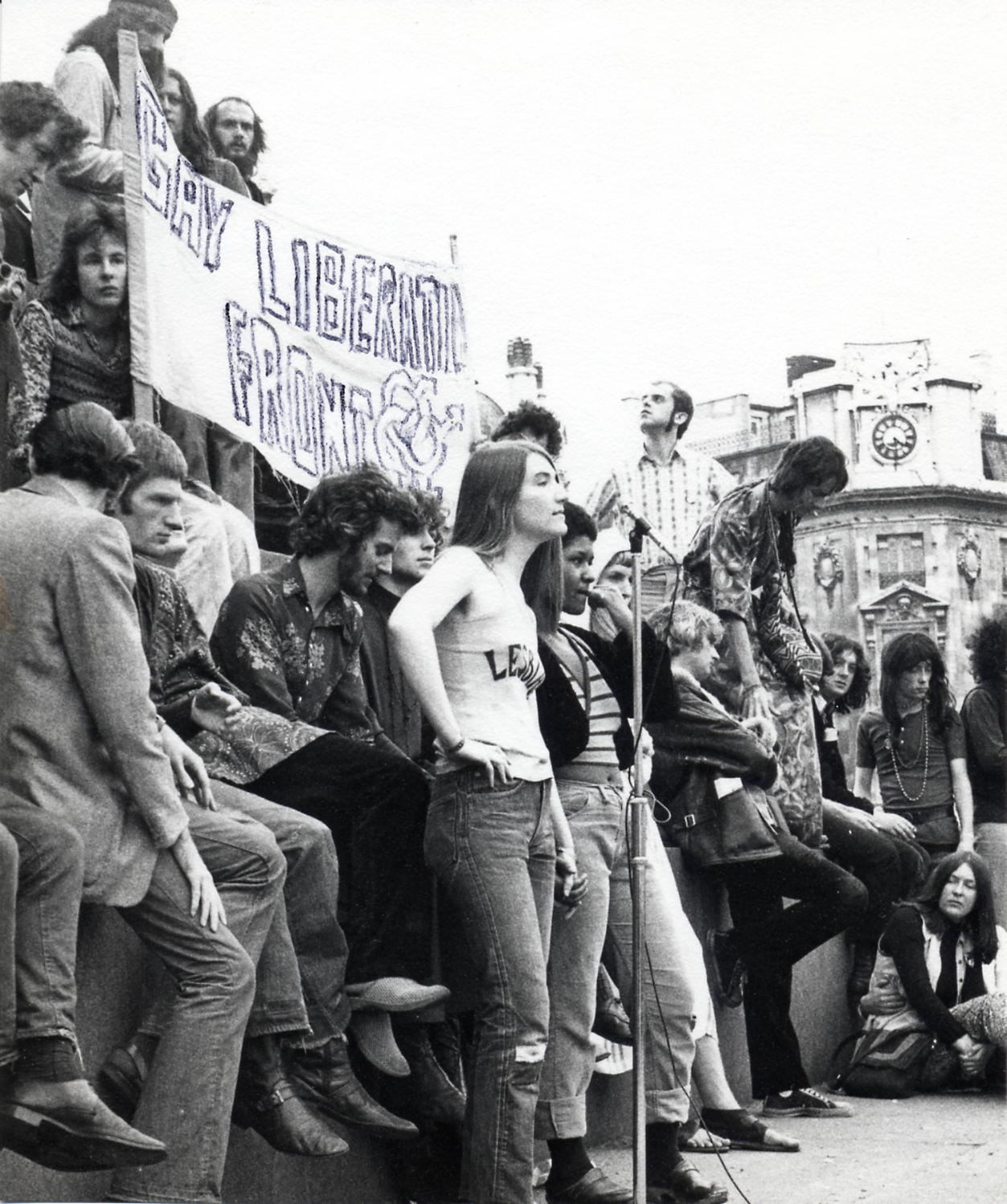 Demonstrators with London, U.K.'s Gay Liberation Front.