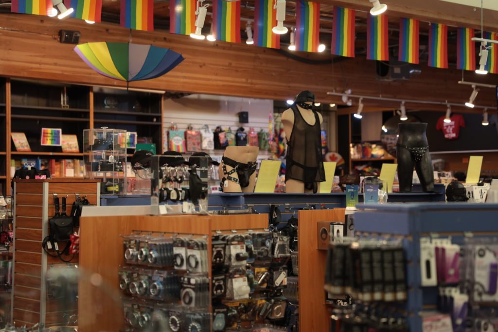 Inside Little Sister's Art and Book Emporium in Vancouver, an LGBTQ2 business affected by COVID-19.