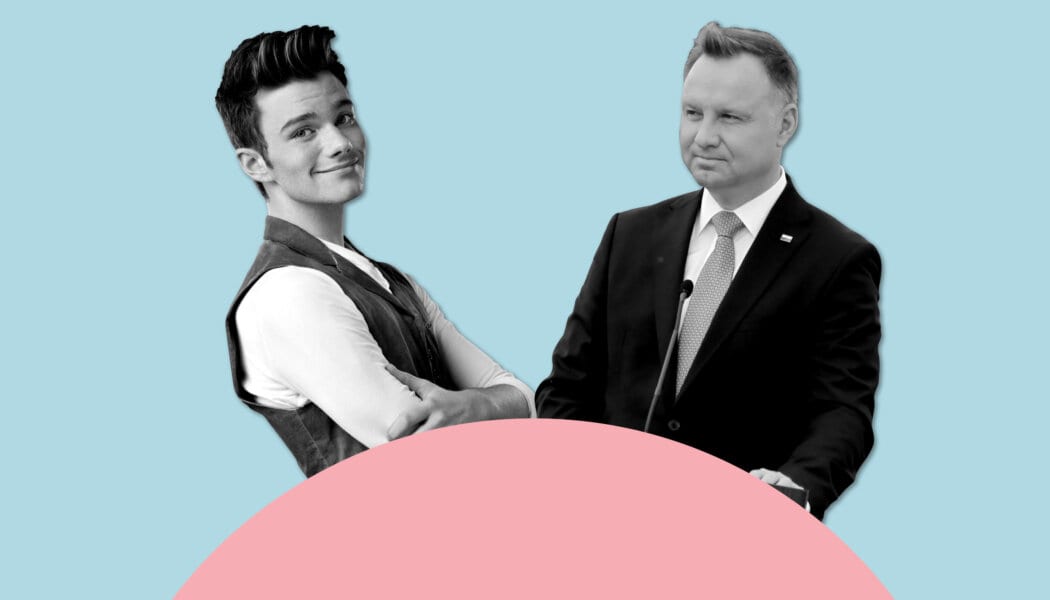 Topline: Former ‘Glee’ actor Chris Colfer and Polish president Andrzej Duda