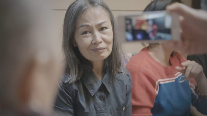 The director's mother, Ru Wen.