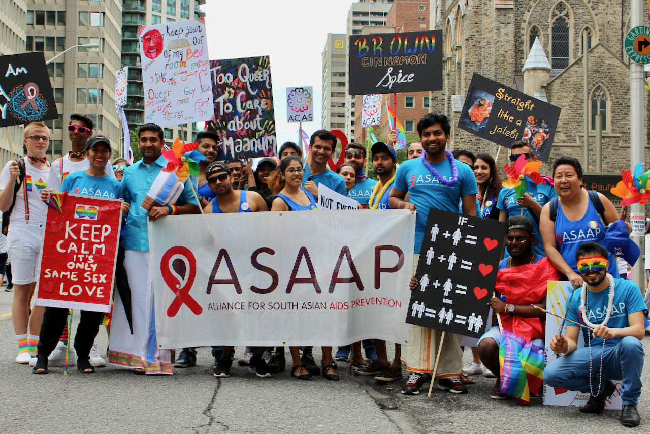 The Alliance for South Asian AIDS Prevention (ASAAP), one of 76 LGBTQ2S organizations to receive the Community Capacity Fund