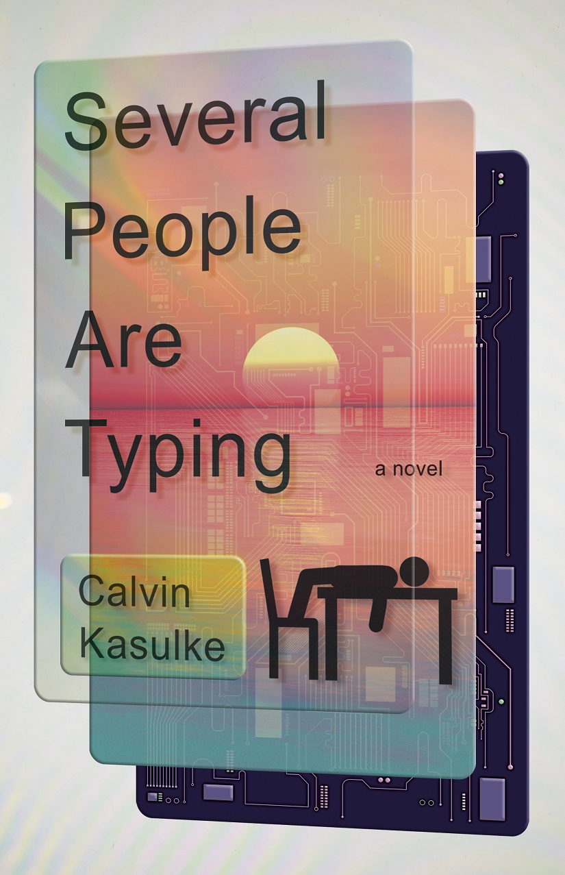 People are typing book cover