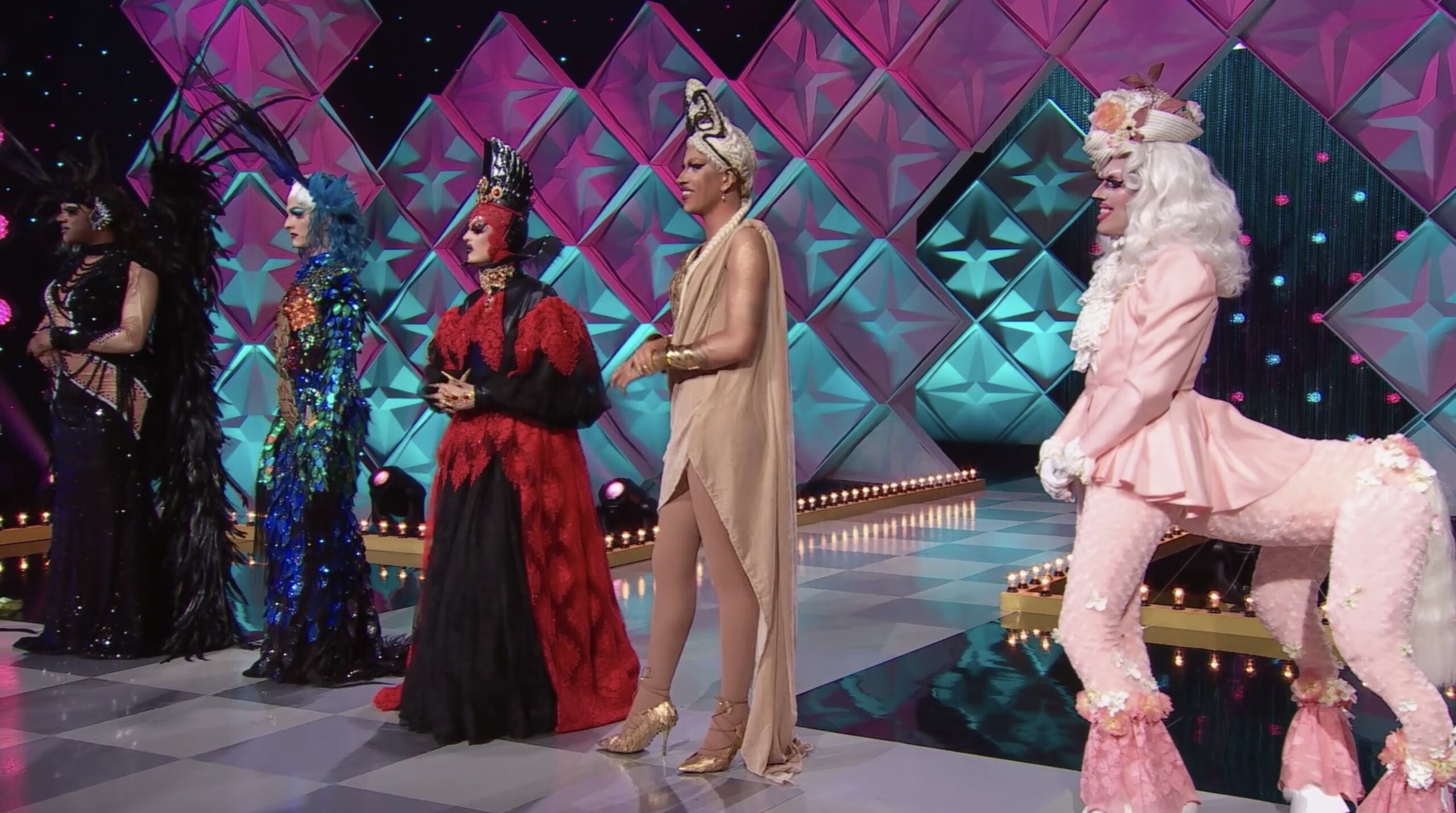 The final six queens of Canada’s Drag Race Season 2 show off their Dungeons and Drag Queens runway looks.