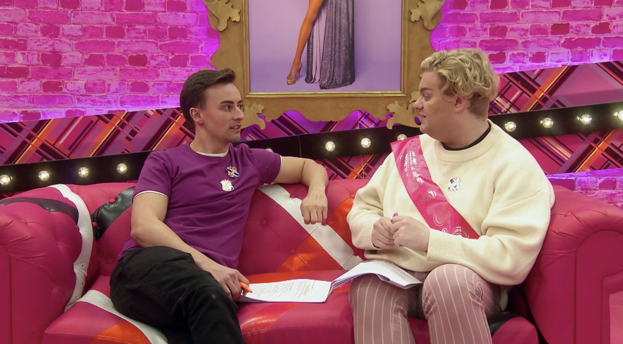 Ella Vaday and Kitty Scott-Claus on RuPaul's Drag Race UK