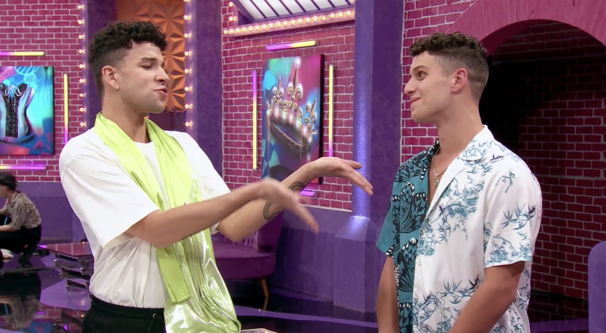 Kendall Gender and her teen makeover subject Alex on Canada's Drag Race