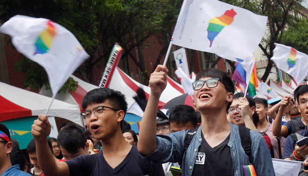 Taiwanese same-sex couple become first to legally adopt following historic court ruling