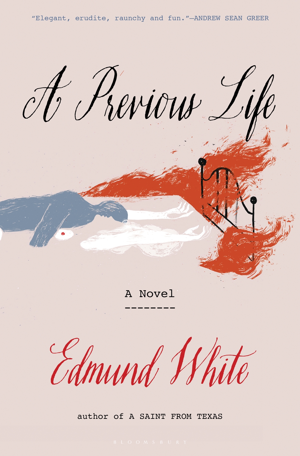 A previous life book cover by Edmund White