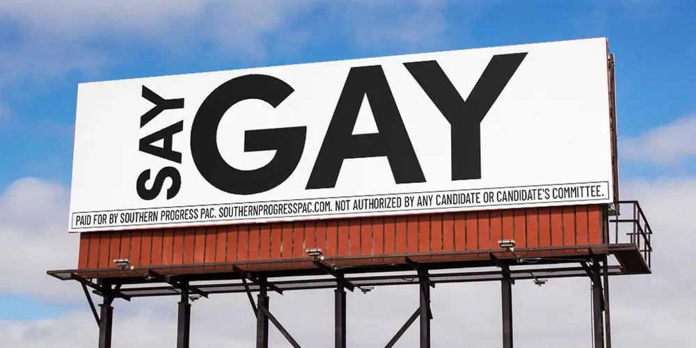 These billboard campaigns ‘Say Gay’ in response to attacks on LGBTQ2S+ equality