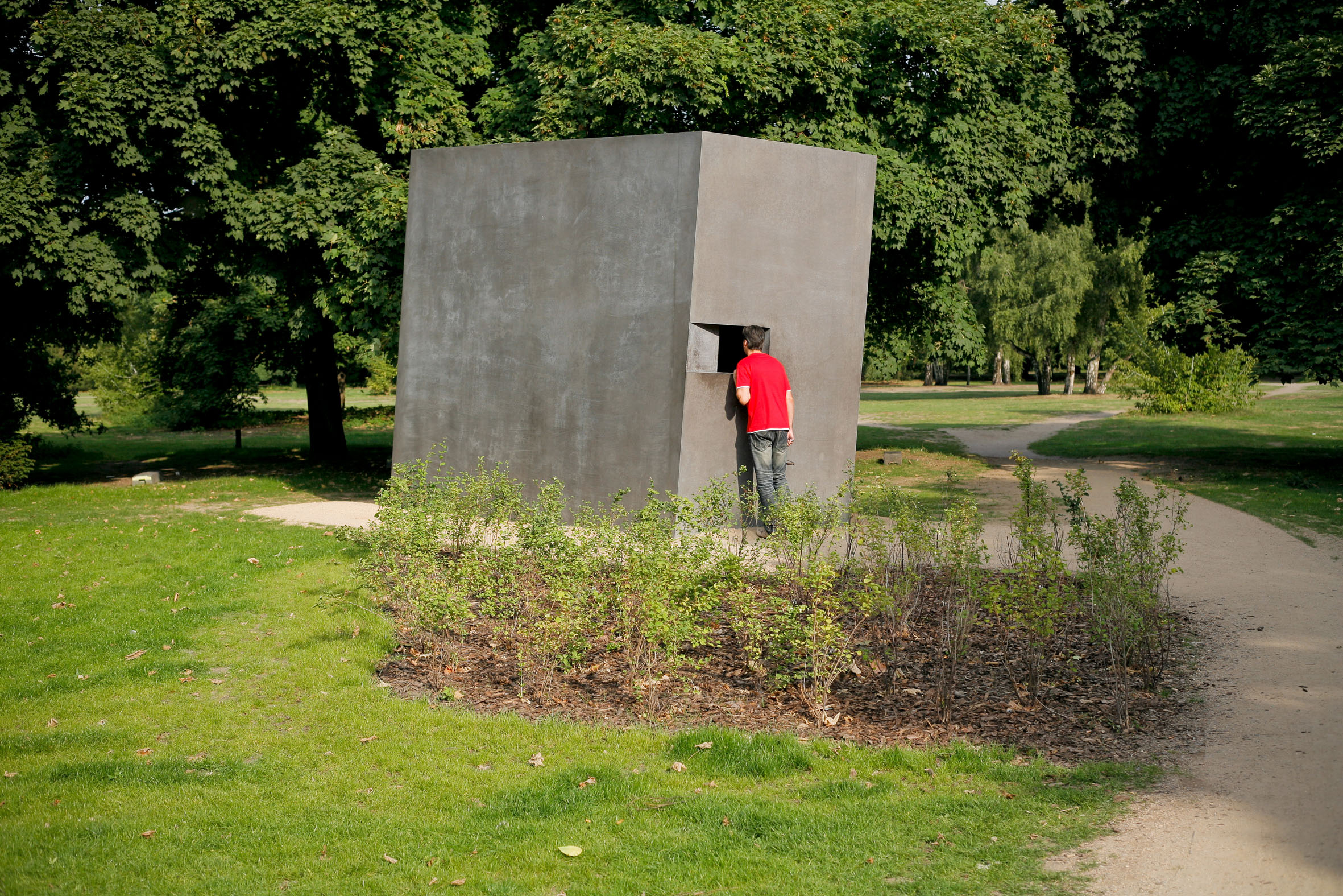 must-see LGBTQ2S+ monuments: Memorial to the Persecuted Homosexuals Under National Socialism