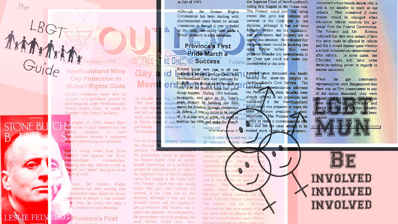 A compilation of genderqueer publications and pamphlets