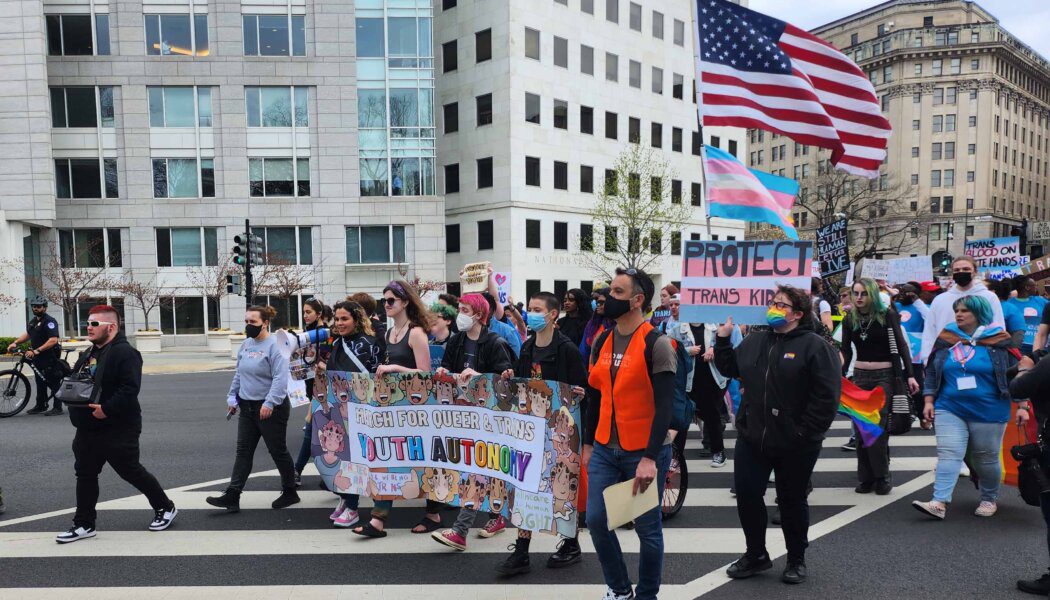 Trans protesters in Washington, D.C. on why they marched for Trans Day of Visibility