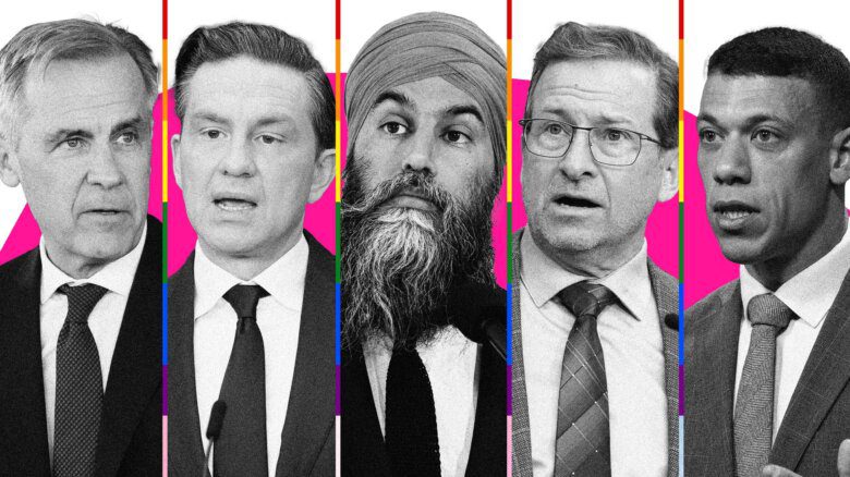 The federal party leaders.