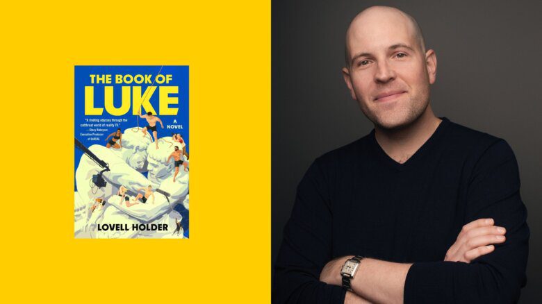 The cover of the Book of Luke; Lovell Holder