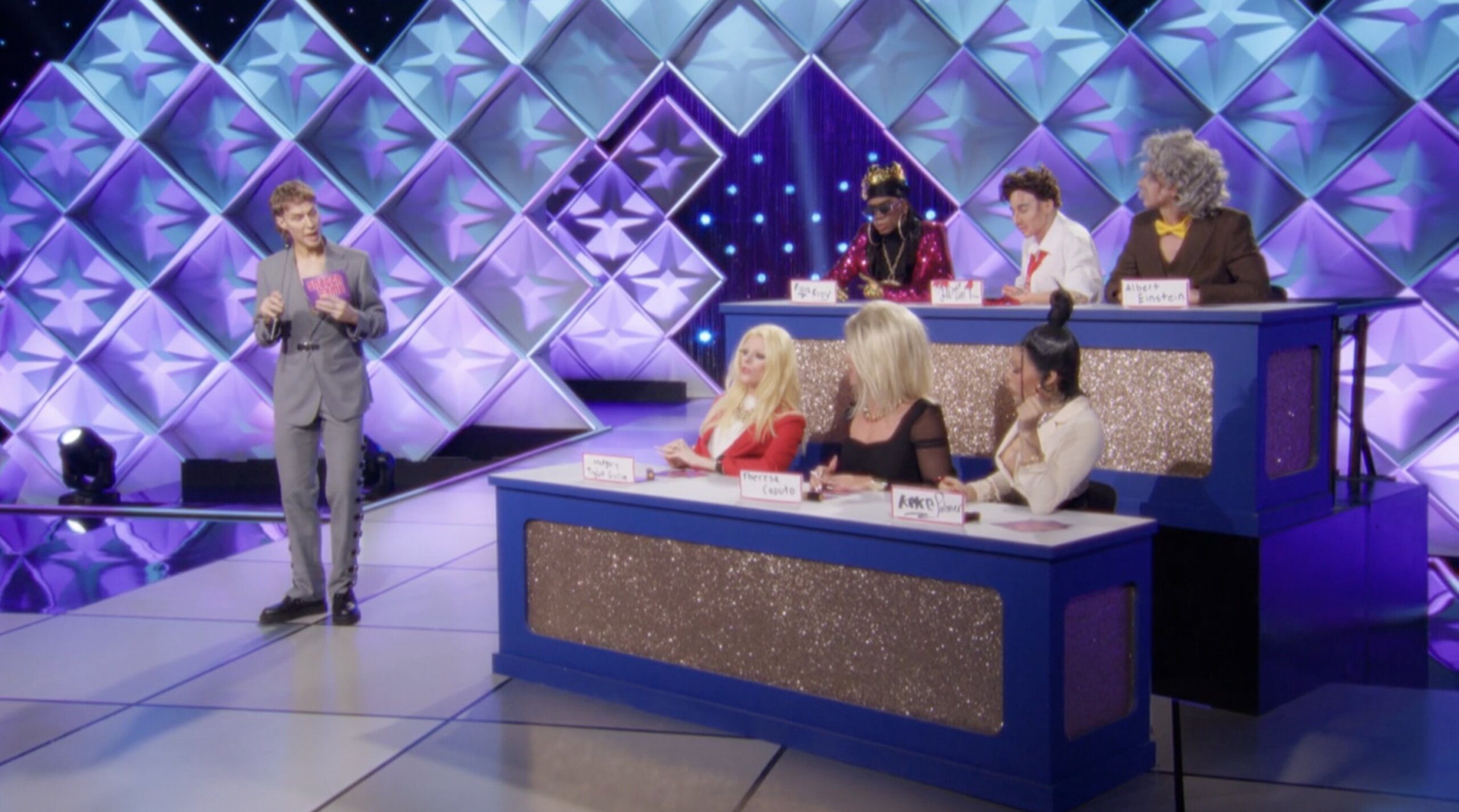 Brook Lynn Hytes and the cast of CDR S6 doing Snatch Game