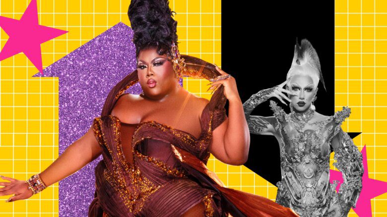 Kenya Pleaser with an up arrow behind her; Discord Addams with a down arrow behind her